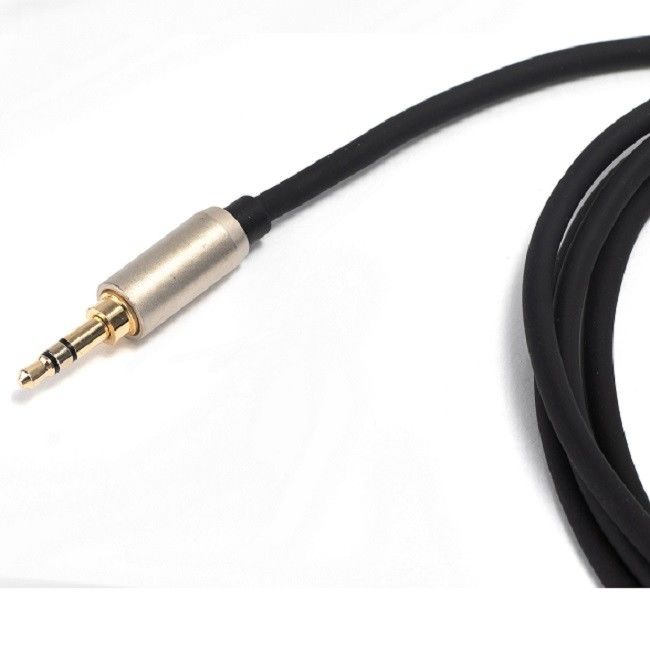 3.5mm Mannelijke tot dubbele RCA Mannelijke Y Audio kabel Zwart Verschillende kabellengte