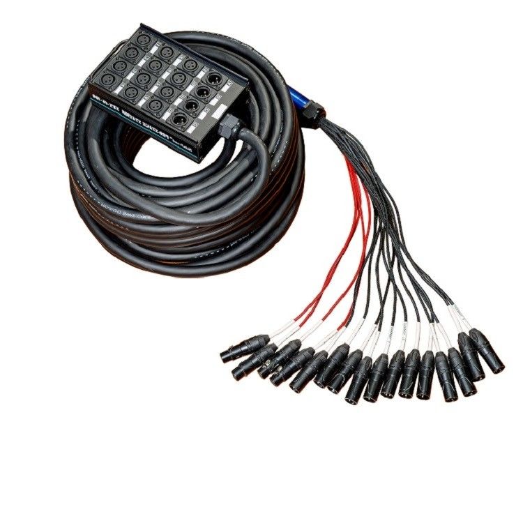 20 Channel Snake Cable Low Profile XLR Send Circuit Board XLR Splitter 100 voet