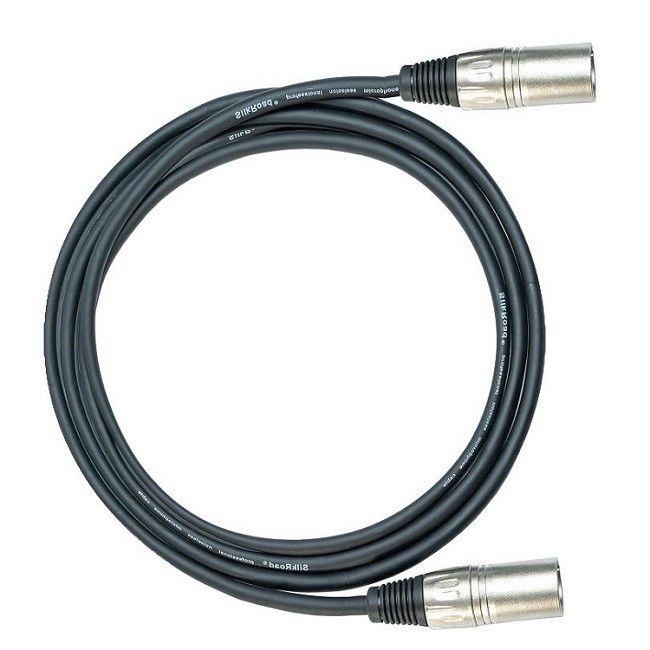 3 pin XLR-microfoonkabel man tot vrouw microfoonkabel zwart XLR-kabel