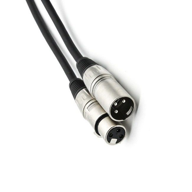 3 pin XLR-microfoonkabel man tot vrouw microfoonkabel zwart XLR-kabel