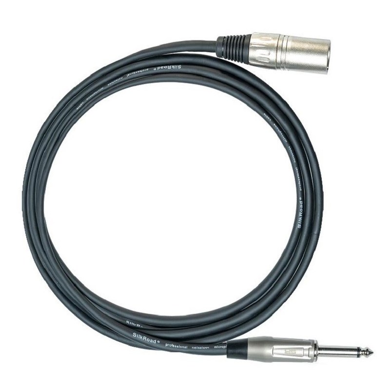 1/4 inch Man tot XLR Vrouwelijke microfoon kabel Zwarte XLR kabel 10 voet microfoon kabel