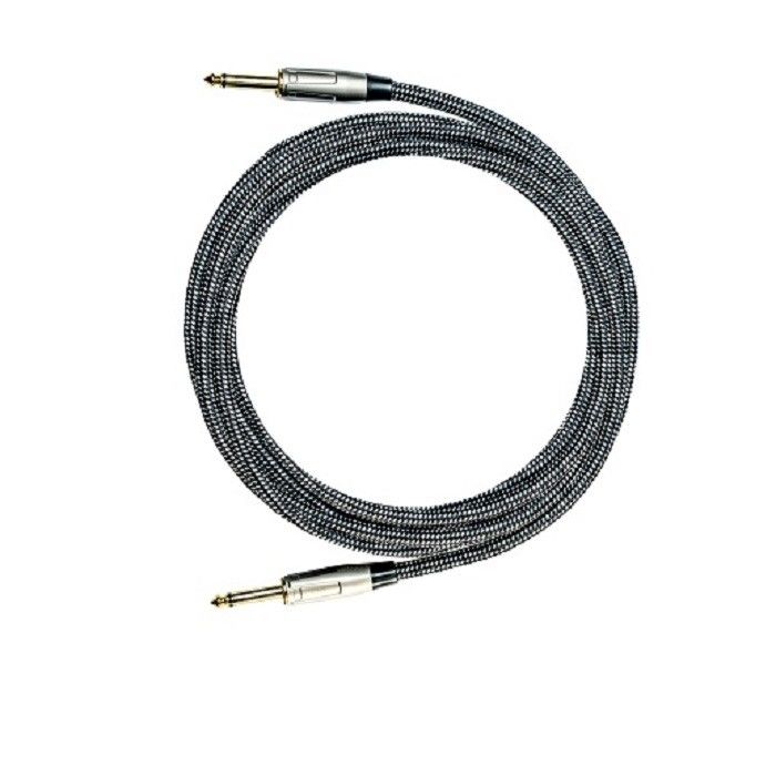 6.35mm gitaar kabel instrument patch kabel nylon gevlochten recht naar recht versterker kabel