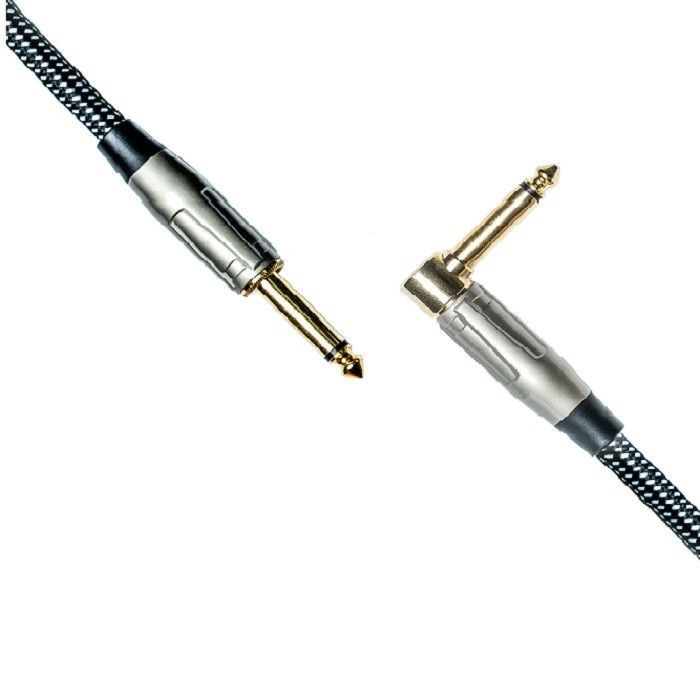 100% OEM gitaar kabel instrument patch kabel tweed stof recht naar hoek versterker kabel