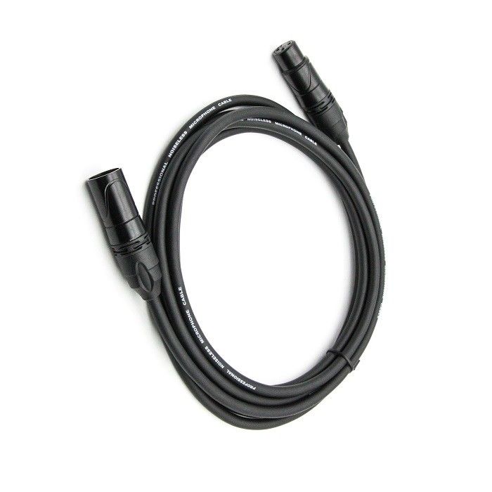 AWG 24 XLR microfoonkabel zwart XLR man tot XLR vrouw microfoonkabel voor mixer
