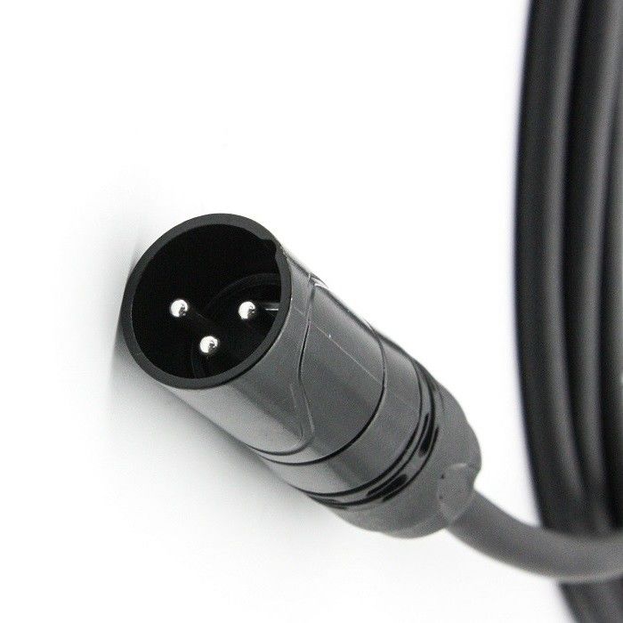 AWG 24 XLR microfoonkabel zwart XLR man tot XLR vrouw microfoonkabel voor mixer
