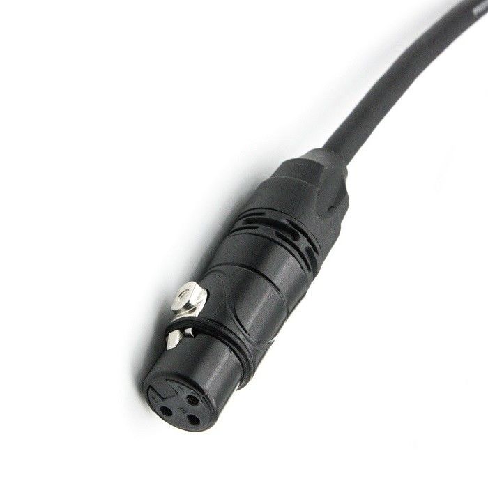 AWG 24 XLR microfoonkabel zwart XLR man tot XLR vrouw microfoonkabel voor mixer