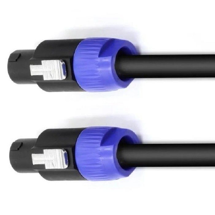 2.5mm luidsprekerdraad naar luidspreker 12 AWG luidspreker patch cords 12 Gauge DJ draden