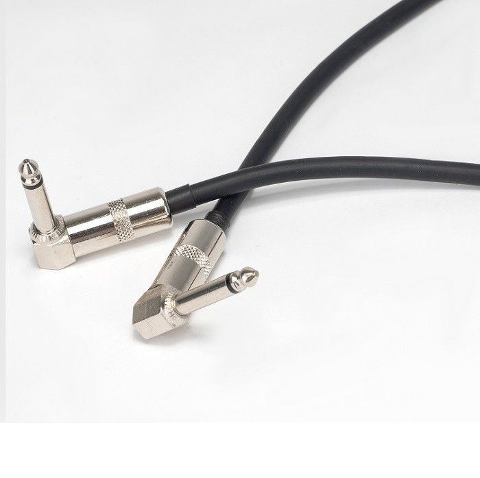 6.35mm Guitar Patch Cable Pedal Leads 2 Pcs Pack Hoek Guitar Pedal Leads