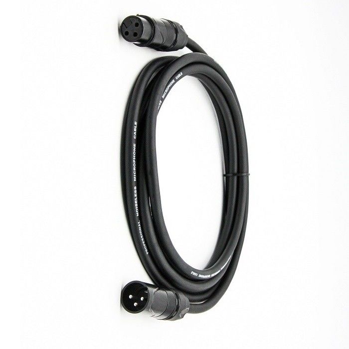 5m 6m XLR-microfoonkabel OFC-conducteur microfoonkabels 3 pin XLR-XLR zwarte draad