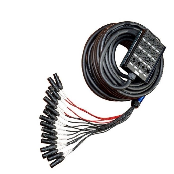 Bulk Audio Snake Cable Multi Channels Low Profile XLR Send Circuit Board XLR Splitter 100 voet