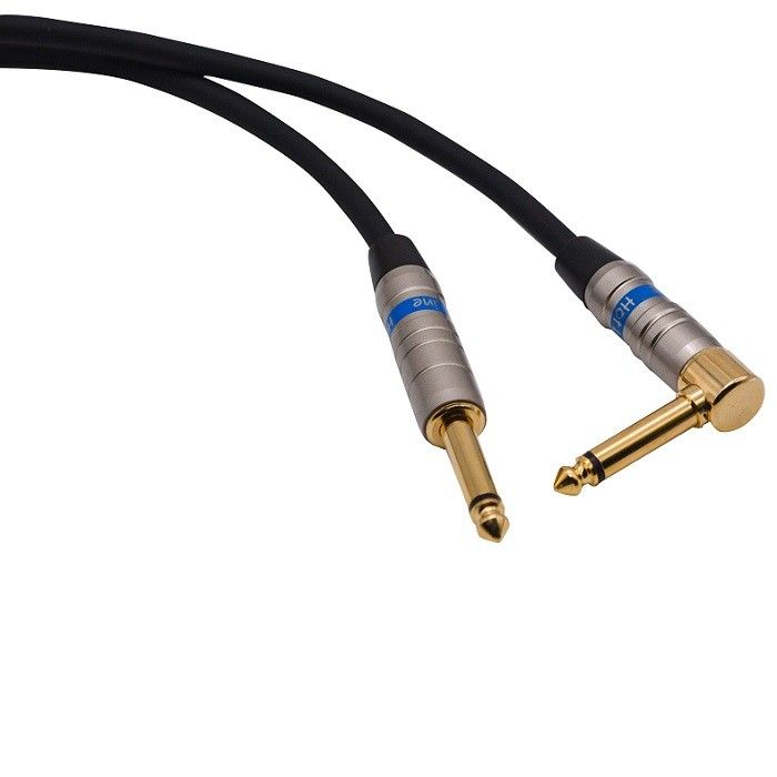 Audio-instrumentkabel Versterker kabel voor bas elektrische gitaar kabel 1/4 inch recht naar hoek