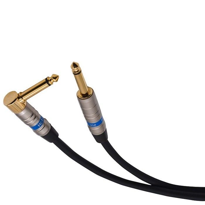 Rechte hoek gitaar audio kabel versterker kabel voor bas elektrische gitaar kabel 1/4 inch