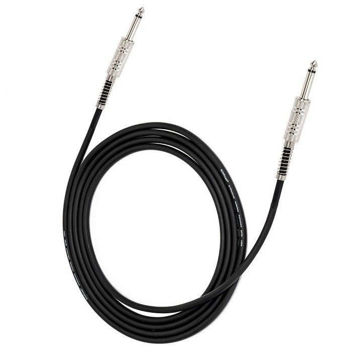 5.5mm 3m Audio Draad Instrument Kabel Versterker Kabel Voor Bass Guitar 1/4 Inch Recht
