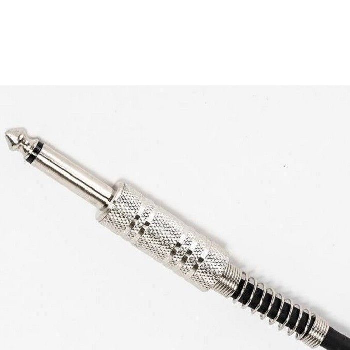 Zwarte gitaar audio kabel versterker kabel voor bas zwart gitaar kabel 1/4 inch 6,35 recht