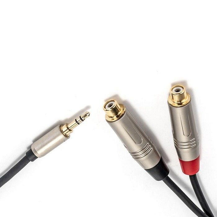 3.5 mm Y Splitter Cable naar RCA Y Audio Cable 3,5 mm Stereo naar 2 * RCA voor luidspreker
