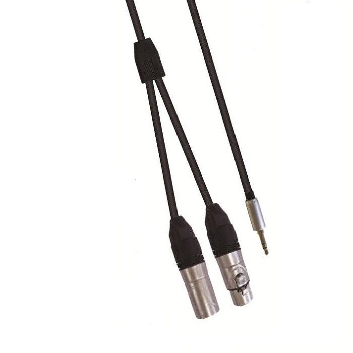 Audio kabel 3,5 mm Stereo naar XLR F XLR M Y Splitter kabel voor luidsprekermixer