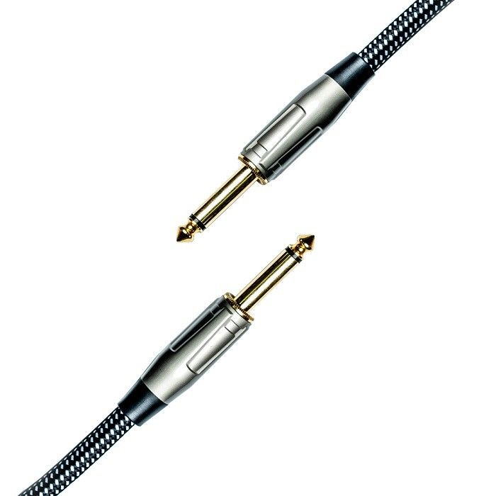 Elektrische gitaar audio kabel Nylon gebreide instrument patch kabel 1/4 inch versterker kabel