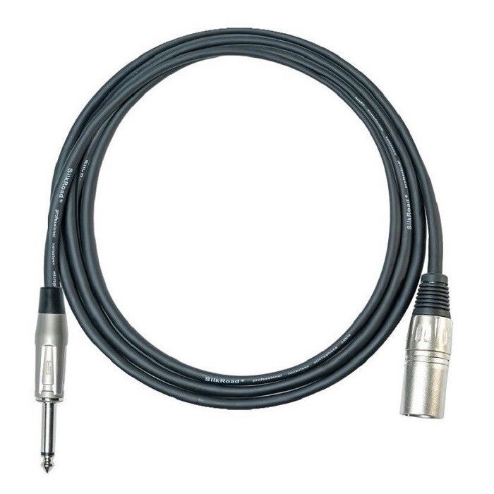 XLR Vrouwelijk tot 1/4 inch 6.35mm TS Microphone Cable Mic Cord Zwart XLR Cable 10 ft