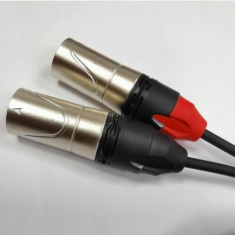 DAC C tot Dual XLR Male Audio Cable Y Splitter ingebouwd in krachtige DAC-chip